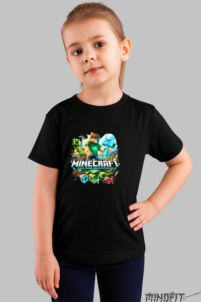 GILDAN Tricou Minecraft Kendama Model Cuburi Infinte