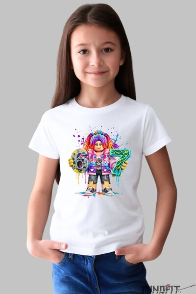 GILDAN Tricou Roblox Six Seven Design Cool Colorat
