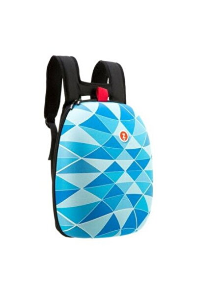 Zipit Shell Backpack - Blue Triangles