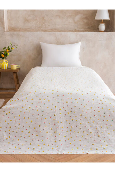 LC Waikiki Nevavm Cotton Single Bedspread with a Difference