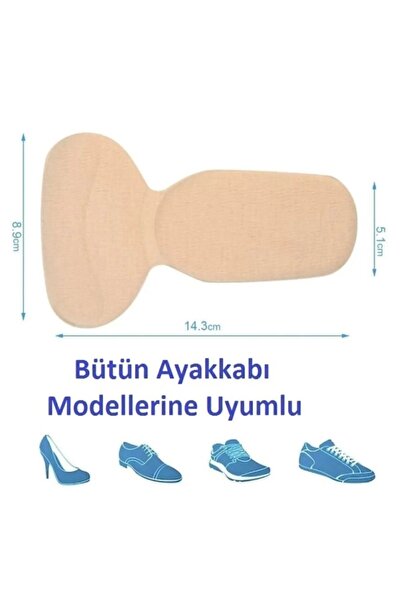 Seram Collection 1 Çift Ten Ortopedik Tabanlık Yüksek Topuklu Ayakkabı Topuk ...