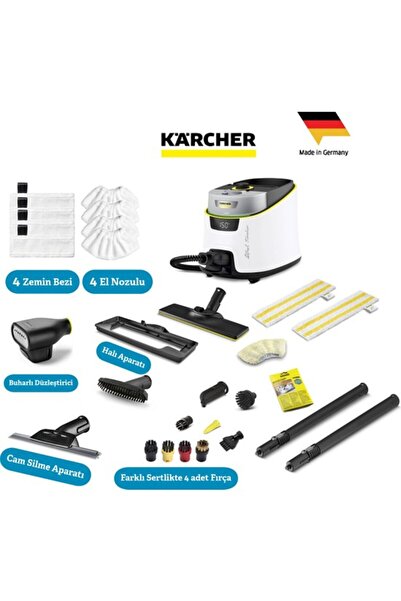 Karcher Sc 5 Deluxe Signature Line Profesyonel Set 2200W 4 Bar Buharlı Temizl...