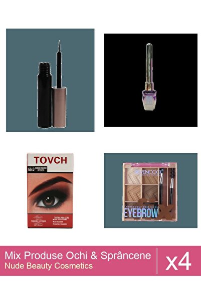 Makeup Set Mix 4 produse Rimel Sprancene: Vopsea sprancene , Nuanta 66.0, Tus...