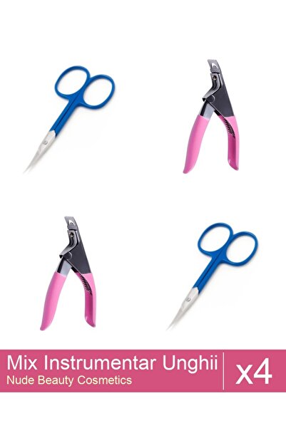 Makeup Set Mix 4 produse Forfecute: Forfecuta profesionala pentru cuticule, O...