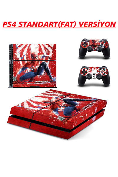 KT Decor Spider-man Playstation 4 & Dualshock Full Sticker Kaplama Seti