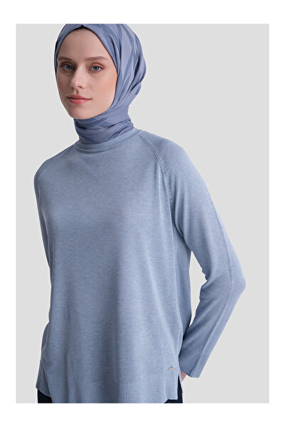 LC Waikiki Nevavm Farkıyla Basic Rayon Tunic Baby Blue