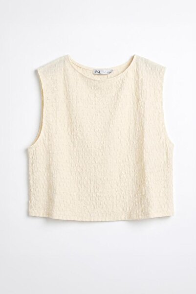 BSL Dokulu Crop Bluz