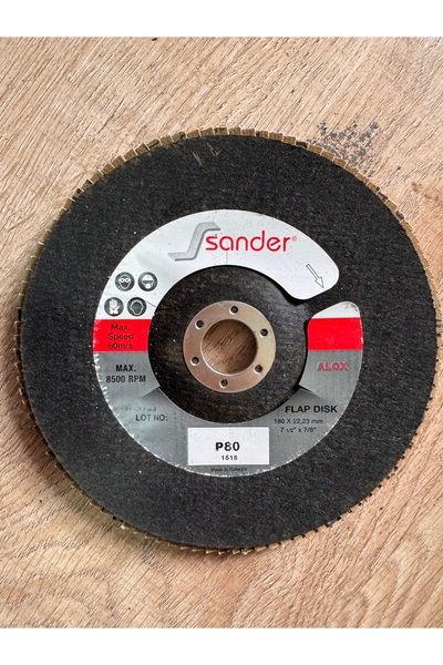 SANDER 180x22.23 80 Kum Flap Disk