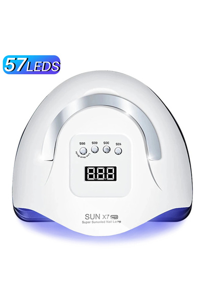 Choice جهاز EU X7 81 LED، مزود بمستشعر تلقائي، 4 إعدادات مؤقت، تجفيف سريع لطل...
