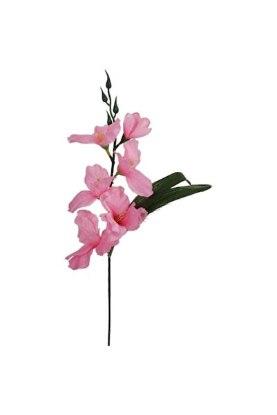Goliat Ramură artificială de gladiole, Goliat, roz/verde, 54 cm