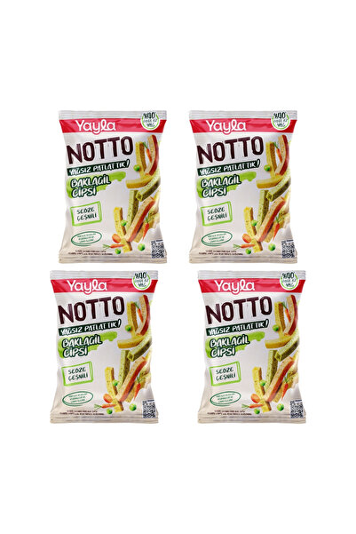 Yayla Notto Sebze Çeşnili Baklagil Cipsi 55 g x4
