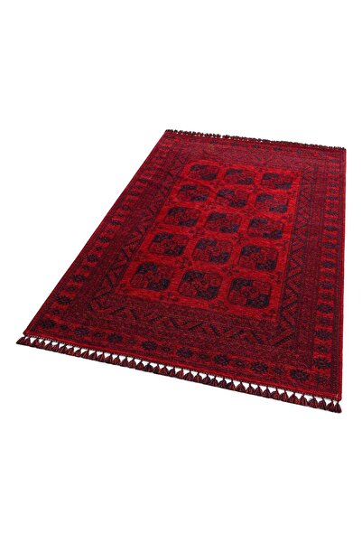 halinet Halı.Net Red Modern Washable Non-Slip Living Room Carpet Eco-Buhari-1...