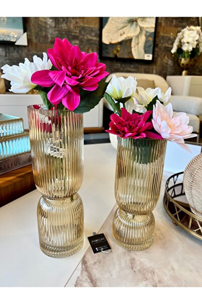 KARCILAR HOME STORE 2 ‘ li bal rengi cam vazo