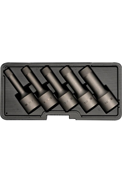 yato Set extractoare suruburi rupte, YT-0624, 1/2", 8-16mm, 5 piese