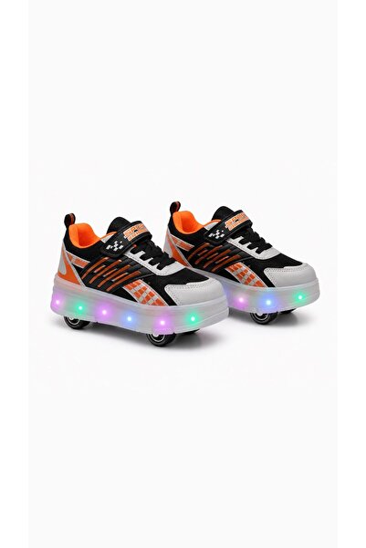SOLERO Patenli Işıklı Tekerlekli Çocuk Ayakkabısı – LED, Gizlenebilir Tekerlek