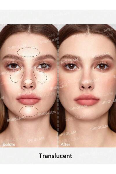 SHEGLAM Baked Glow Setting Powder-Translucent