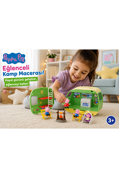 Cici Oyuncak Peppa Pig Peppa'nın Karavan Oyun Seti Yeni 2026 Aksesuarlı Oyun ...