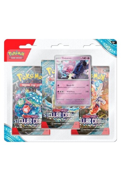 Pokemon Coroana stelară: Tinkaton, pachet de 3 blistere