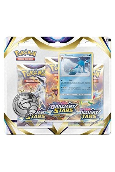 Pokemon Stele Strălucitoare: Blister cu 3 pachete Glaceon