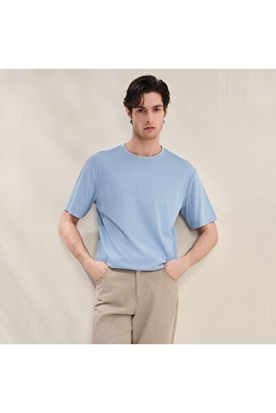 Giordano Men Regular Cotton Blend Essential Tee
