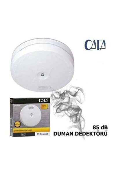 Cata PİLLİ DUMAN DEDEKTÖRÜ 85 Db (Pil dahil değildir.) CT-9451