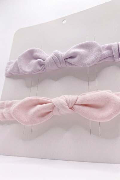 lilico Yenidoğan Kız Bebek Bandana Lila Pembe