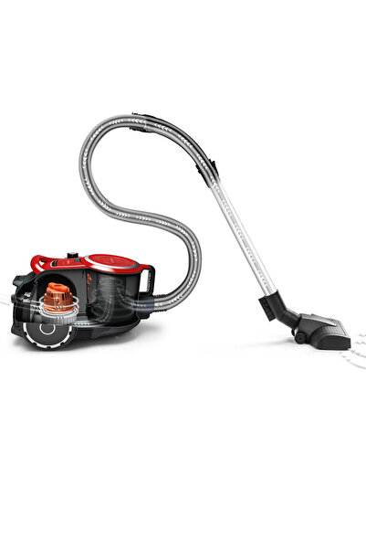 Bosch Toz Torbasız Elektrik Süpürgesi Proanimal Kırmızı 750W Turbo Başlıklı