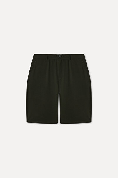 Mudo Men's Khaki Regular Fit Shorts