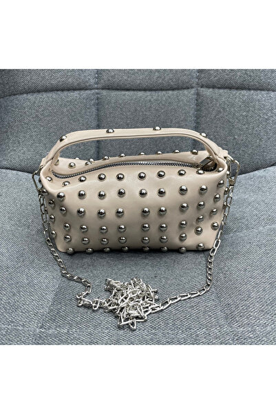 Meryem Çanta Women's Staple Detailed Chain Strap Mini Hand & Shoulder Bag