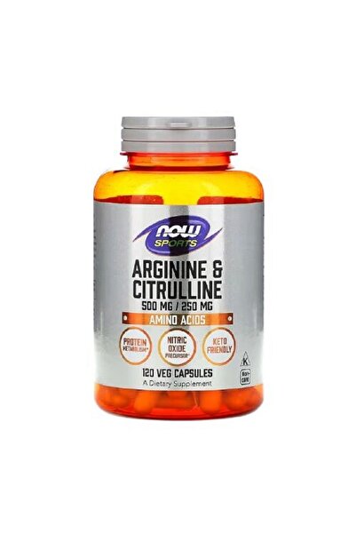 Now Foods Arginine & Citrulline120 Capsule -
