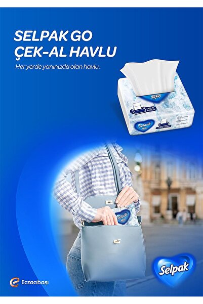 Selpak GO ÇEK-AL HAVLU 50 li X 24 PAKET