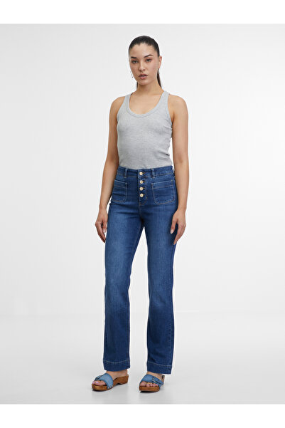 ORSAY Dark blue women's bootcut jeans
