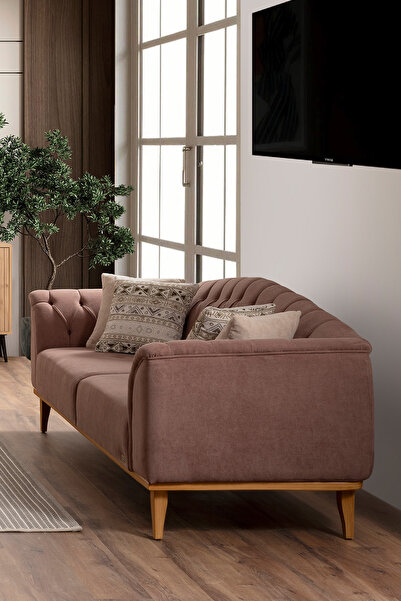 İYENA HOME LİVİNG Delphi 3'lü Koltuk Kahve