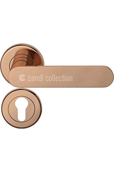 Condi Collection مقبض باب من الفولاذ المقاوم للصدأ PVD برونزي ييل 2021