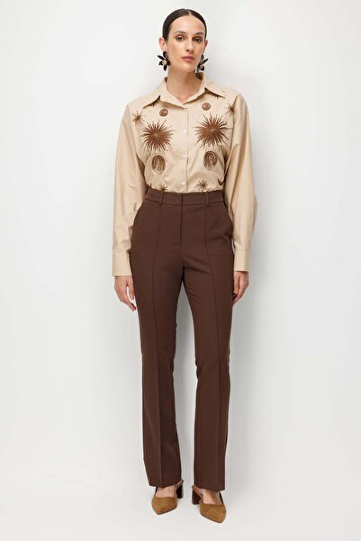 Ekol Side Pocket Flared Trousers