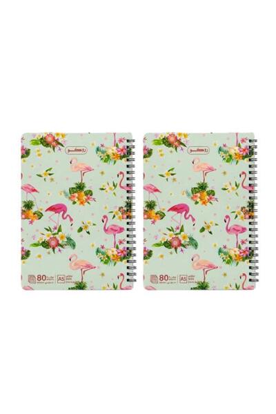 Roco Spiral Notebook Arabic 80 Sheets – 2 Pieces