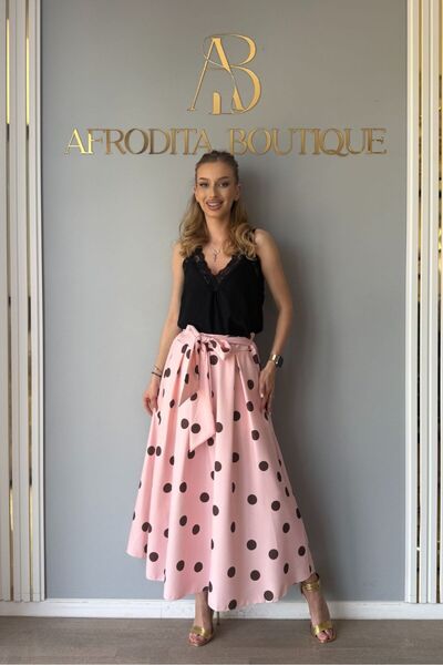 Afrodita Boutique Octavia polka dot skirt