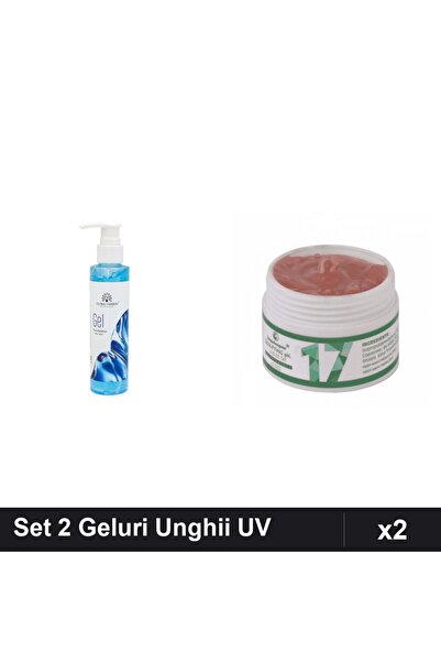 Makeup Set 2 Geluri Unghii - Gel Răcire Post-Epilare 150ml + Gel Constructie ...