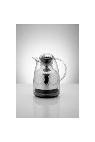 OSKA GLOBAL 1 Liter Acrylic Transparent Tea Thermos Keeps Hot for 12 Hours an...