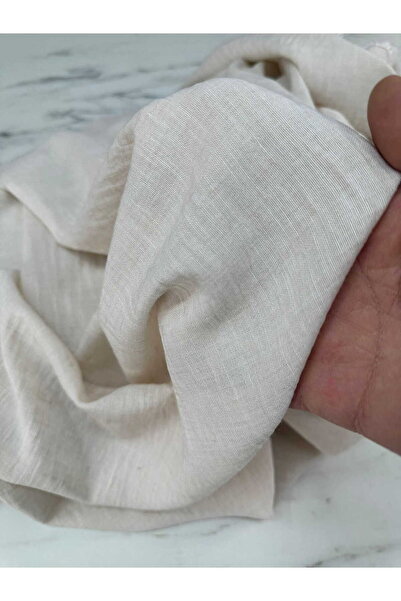 ipekkumaş Eva Linen Fabric Ecru Color Our Product Is Sold by the Piece 1 Piec...