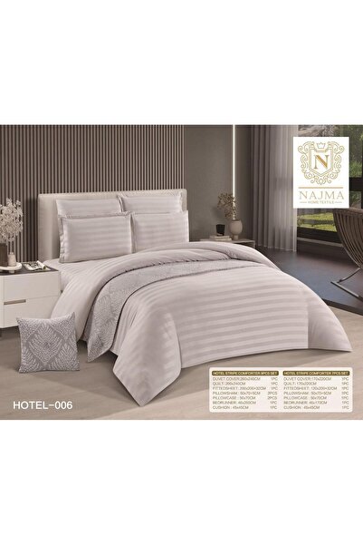 NAJMA Nefren Hotel Bedspread Summer Quilted Microfiber Filling 9 Pcs Set -240...