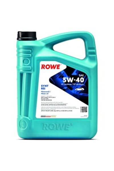 Aftermarket Ulei Motor 5W40 ROWE HIGHTEC SYNT RSi 4L – Ulei Sintetic Motor Be...