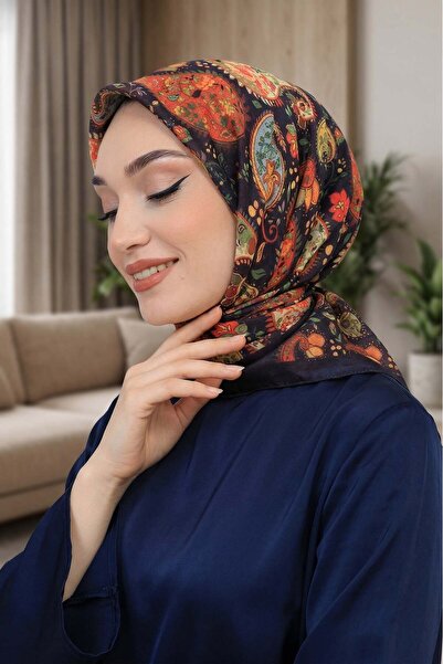 Big ModaEbrar Patterned Soft Scarf - 010