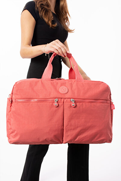 RKY SERENITY Mega Bag Waterproof Clinker Fabric Unisex Large Size Stewardess ...