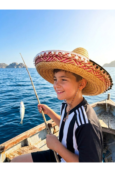 Kaftan Collection Mexican Straw Cap
