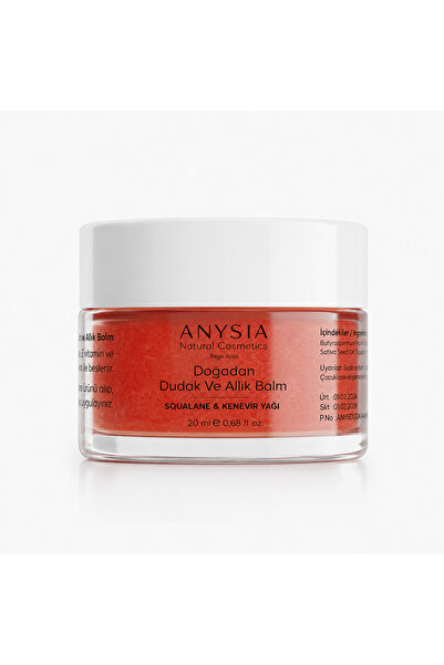 ANYSİA NATURAL Dudak ve Allık Balm