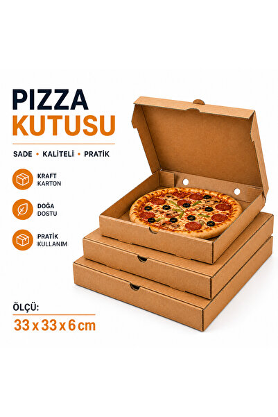 LAHMACUN PİZZA KUTUSU (100'LÜ)