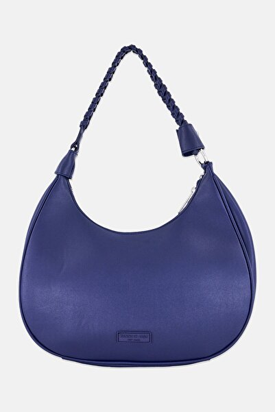 Kenneth Cole Women Brand Logo Shoulder Bag, Navy