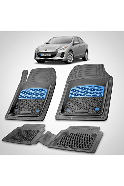TEAMCAR Mazda 3 BL Facelift Sedan Compatible Floor Mats 2011-2013 | Blue