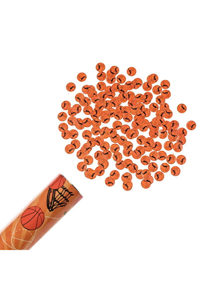 Zumzeria Basketball Ball Design Confetti Party Popper 38cm